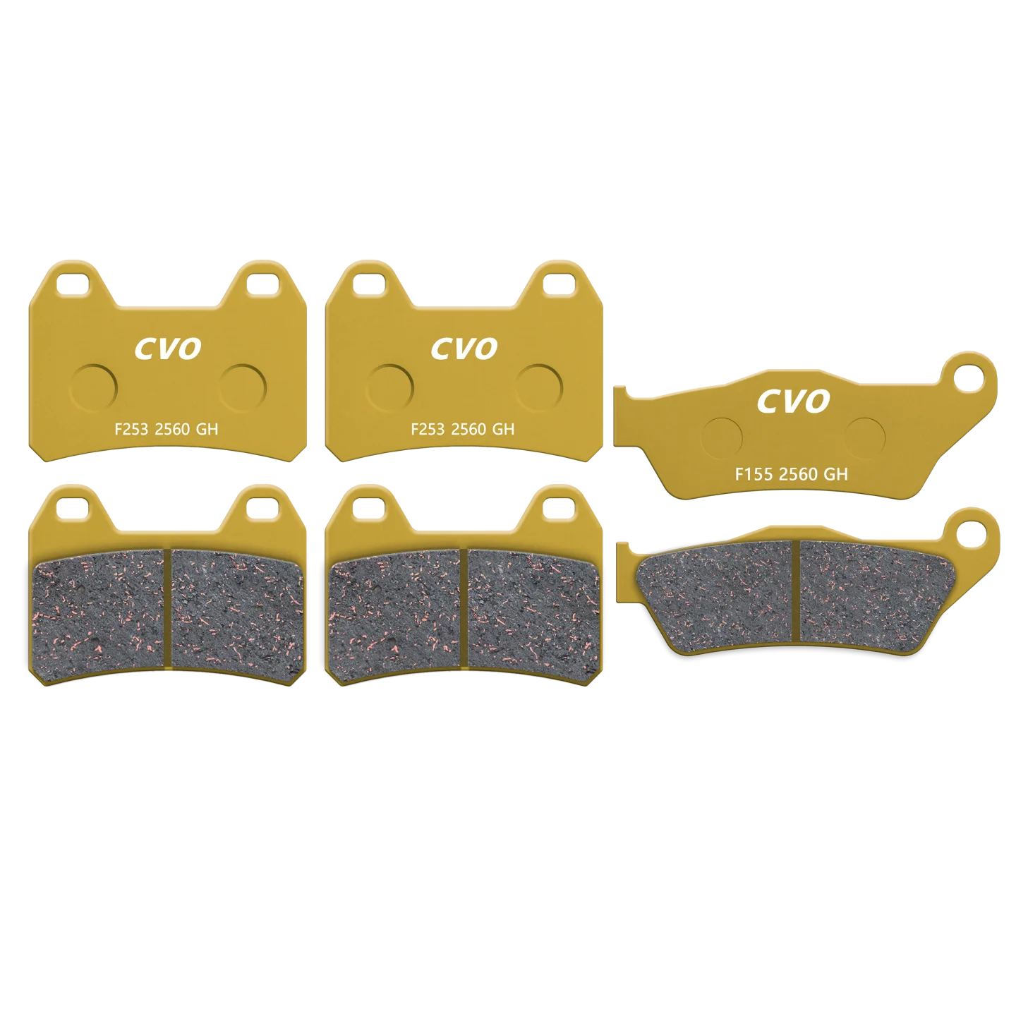 Durable Anti Wear Stable Braking Motorcycle Replacement Brake Pads for CYCLONE RX650 All-Weather Disc Brake Pads