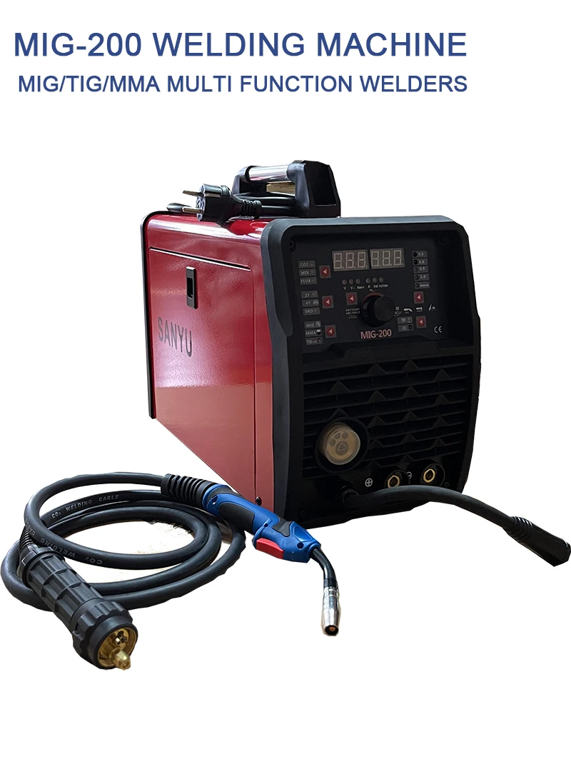 New Multi-function 4-in-1 No Gas Shielded Welding Argon Welding MIG/MAG/MMA/TIG Welders Machine