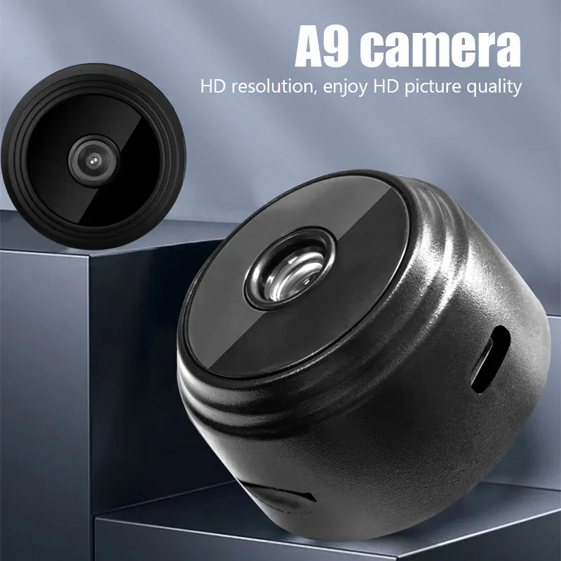 Sem fio a9 mini câmera hd sistema de monitoramento casa inteligente gravador vídeo segurança portátil webcam filmadora