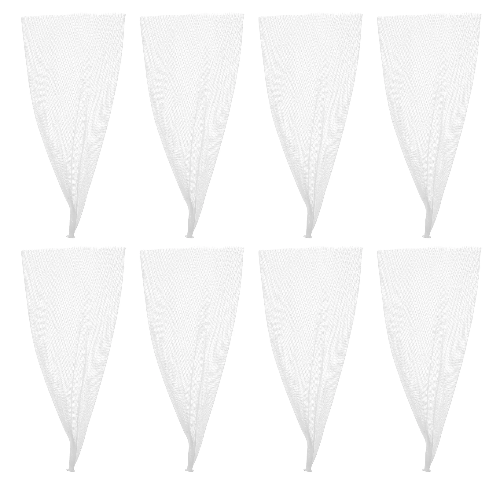 

100 pcs Ginger Garlic Storage Mesh Bags Reusable Vegetable Fruit Potatoes Onions Pouches Kitchen Organization Grocery Shopping