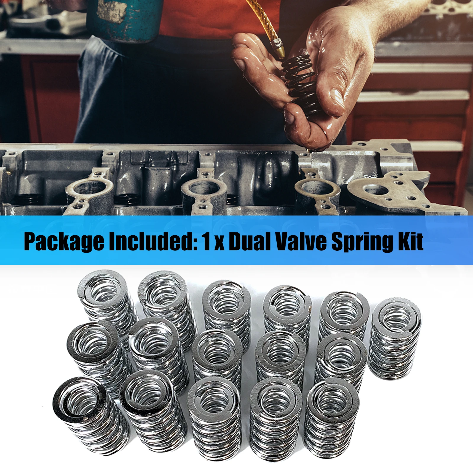 Dual Valve Spring Kit Steel Ret Fit For Brian Tooley/btr.660