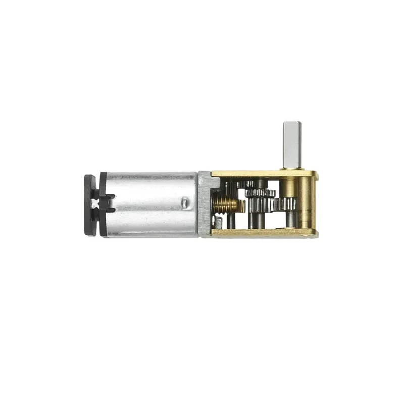 N20 Gear Motor 10mm D Shaft Side Output 25RPM Mini DC Geared Motor for DIY Robotics RC Car Compatible with Tuozhu LA008 Maker