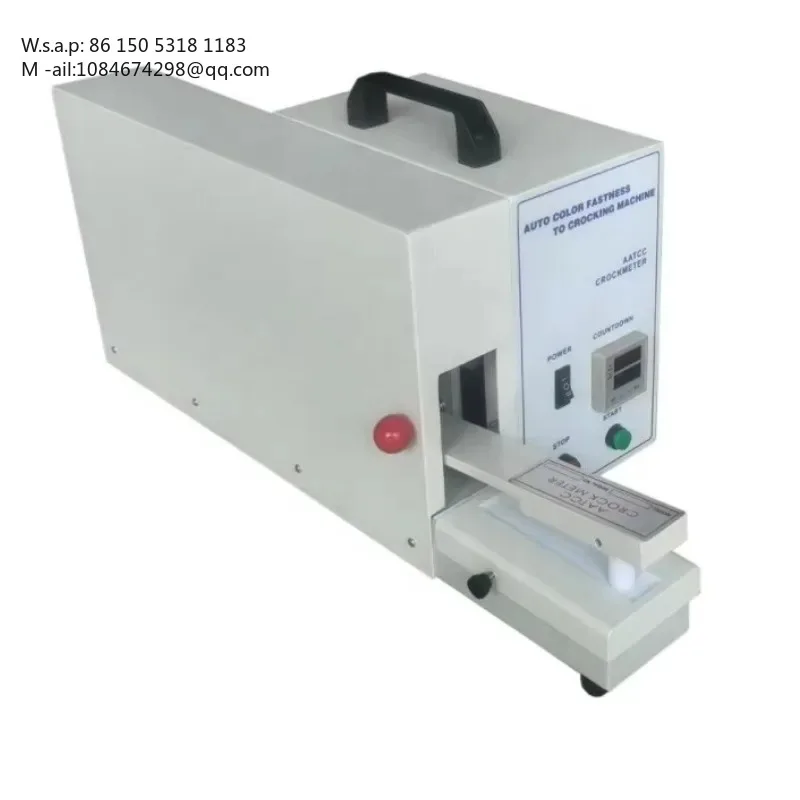 Auto Color Fastness To Crocking Machine , Rubbing Fastness Testing Machine, Color Fastness To Rubbing