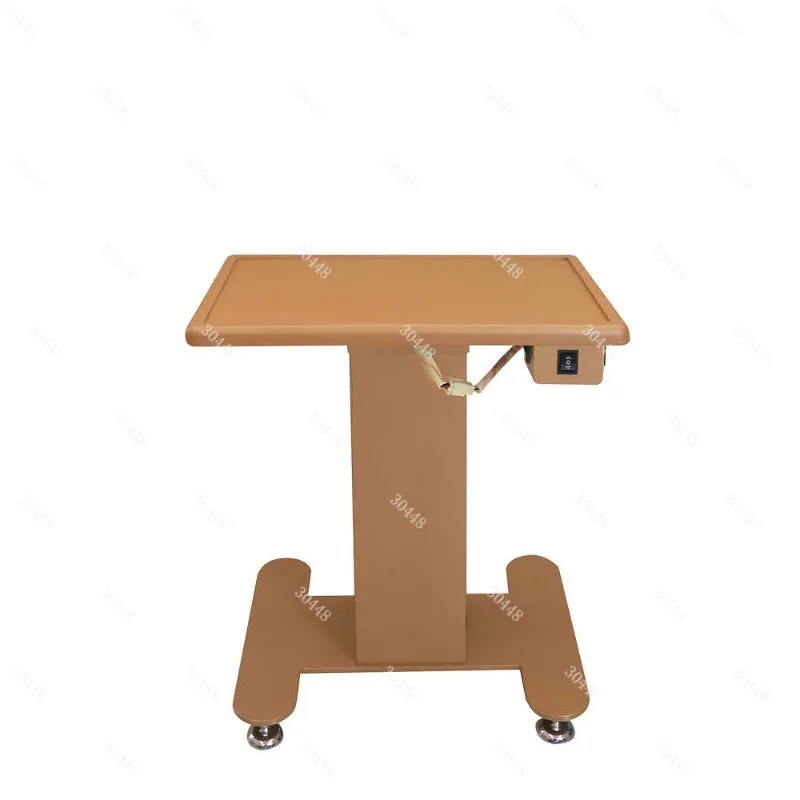 WZ-3H Yellow Eyewear Equipment Computer Optometrist Lifting Table Beauty Instrument Trolley Ophthalmic Slit Lamp Optometry Table