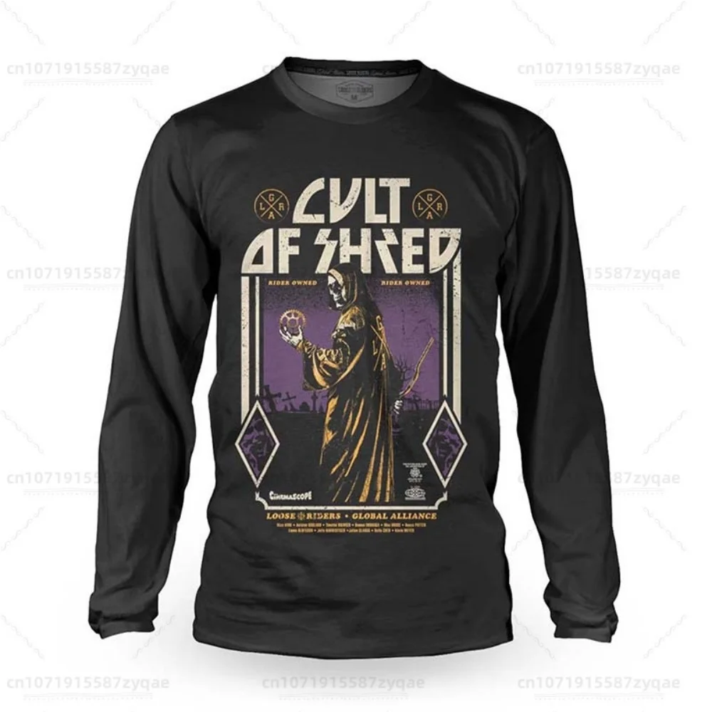 

Быстросохнущая футболка с длинным рукавом 2026 года, свободного кроя, для мотокросса, MTB, даунхилла, BMX, эндуро