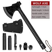 Portable Multi-function Survival Axe Foldable Outdoor Tactical Military Axe Multi Tool Kit for Camping Tourist Firewood Chopping