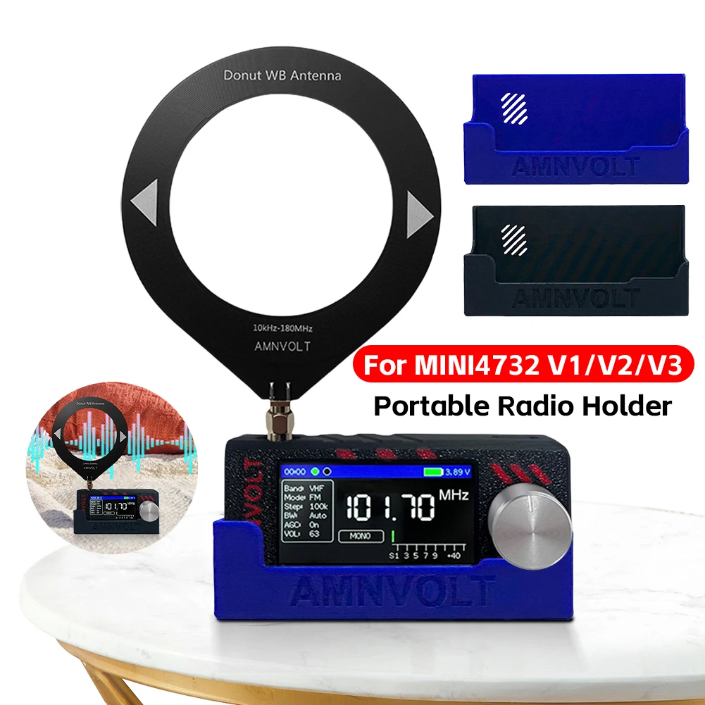 

Карманный мини-радиок с 3D принтом, портативный чехол для портативного радио для MINI4732 V1/V2/V3, уличный