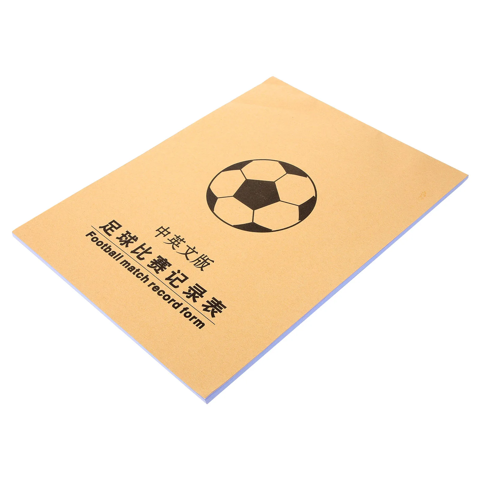

Football Scorebook Sports Recording Tool Portable Paper Balls Basketball Score Record Book Detailed Fouls Scores Referee Notes
