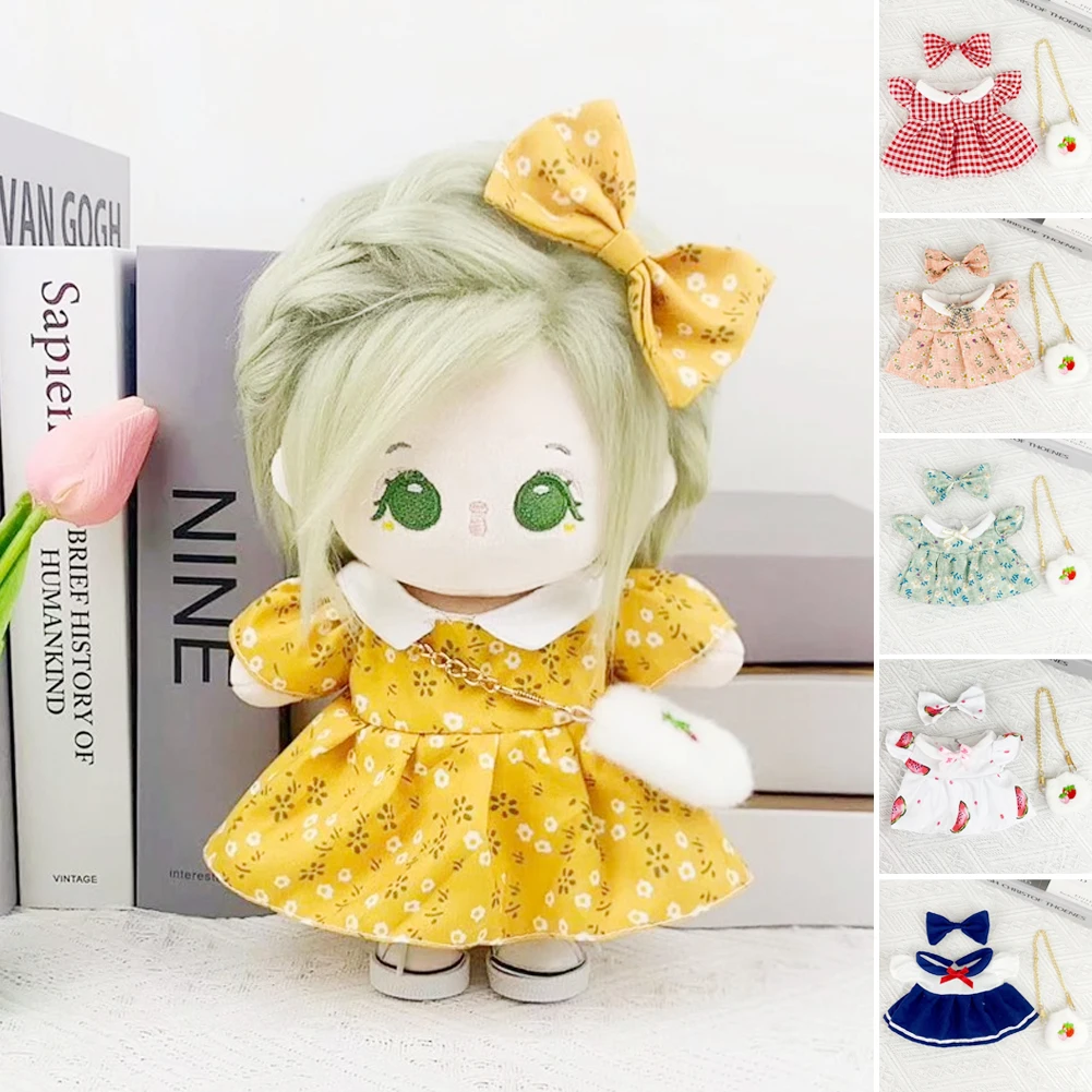 For Korea Kpop Idol Nommi Clothes/ 20cm Cotton Doll Outfit Baby Princess Skirt Doll Clothes