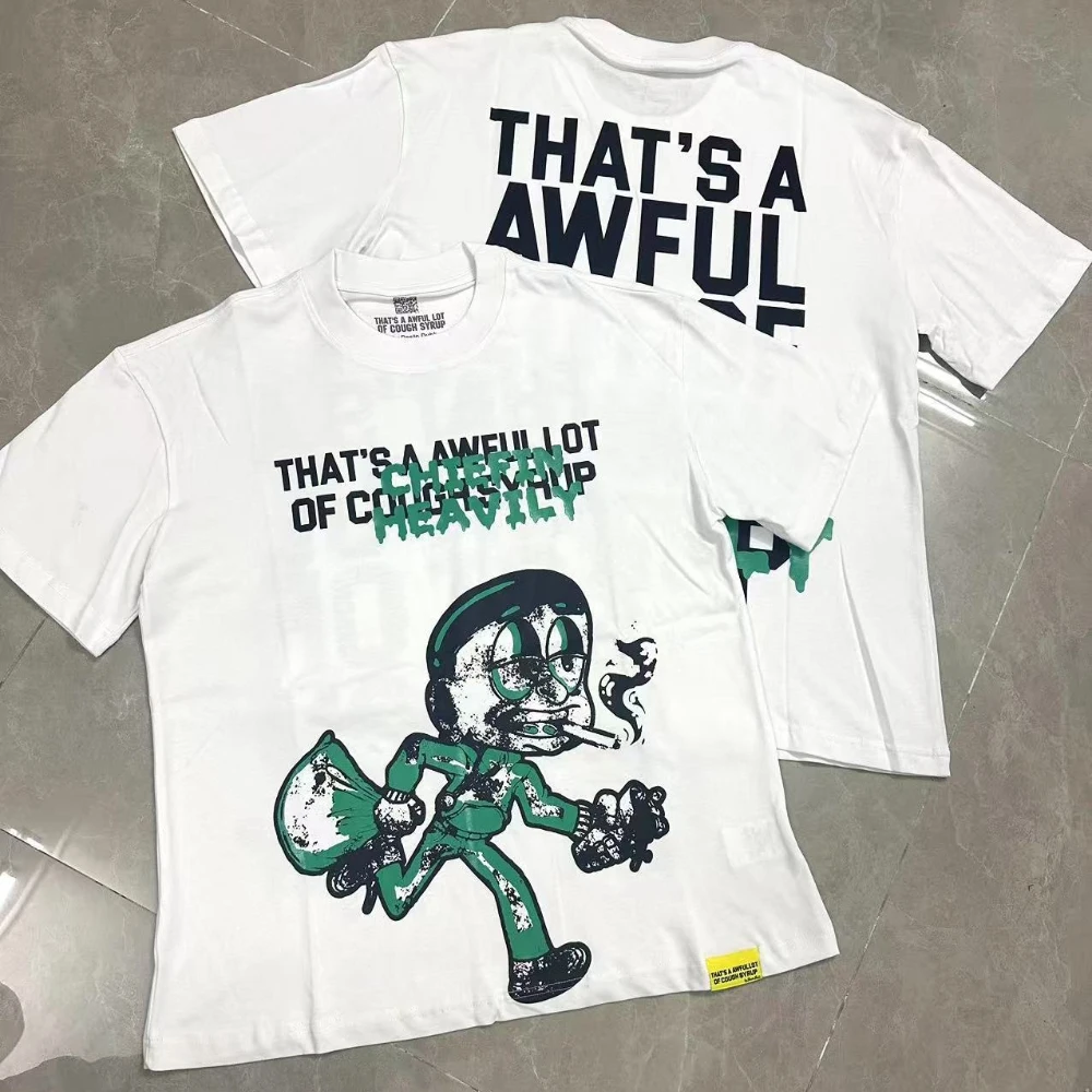 That's A Awful Lot of Cough Syrup Short Sleeve American Street Pop Hip-hop Cart… - Image 6