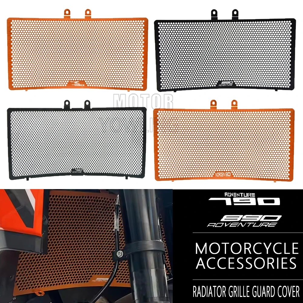 

FOR KTM 790 Adventure R/S 2019-2024 890 ADV 890 AdventureR For Husqvarna Norden 901 Radiator Grill Guard Cover Protector 890SMT