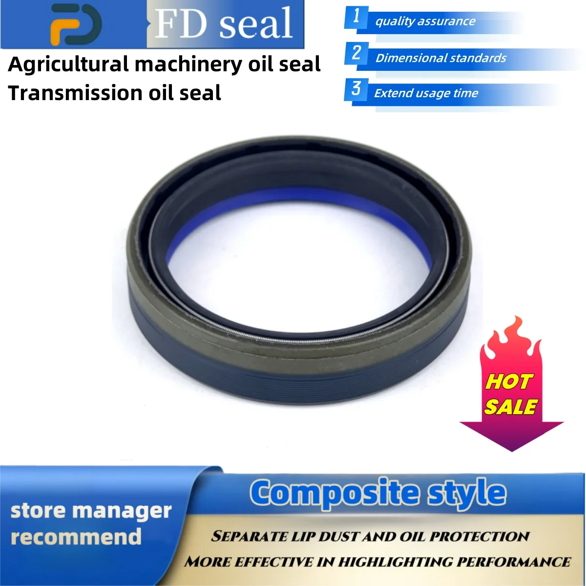 

Shaft Seal 45*60*16mm 12014977B Transmission Parts 332/E6901 NBR+AU COMBI Drive Shaft Agricultural Machinery Seal ISO 9001 2008