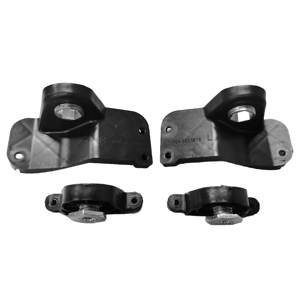 #802A Car Headlight Repair Bracket Kits for Mercedes-Benz A2538209200 R (Black)