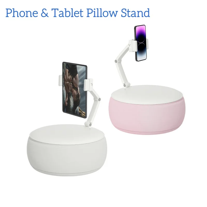 New Lazy Pillow Mobile Phone Tablet Stand Bed Live Sofa Bedside iPad Desktop pneumatic lifting table stand simple automatic sofa bedside movable lazy person desk solid wood rostra table