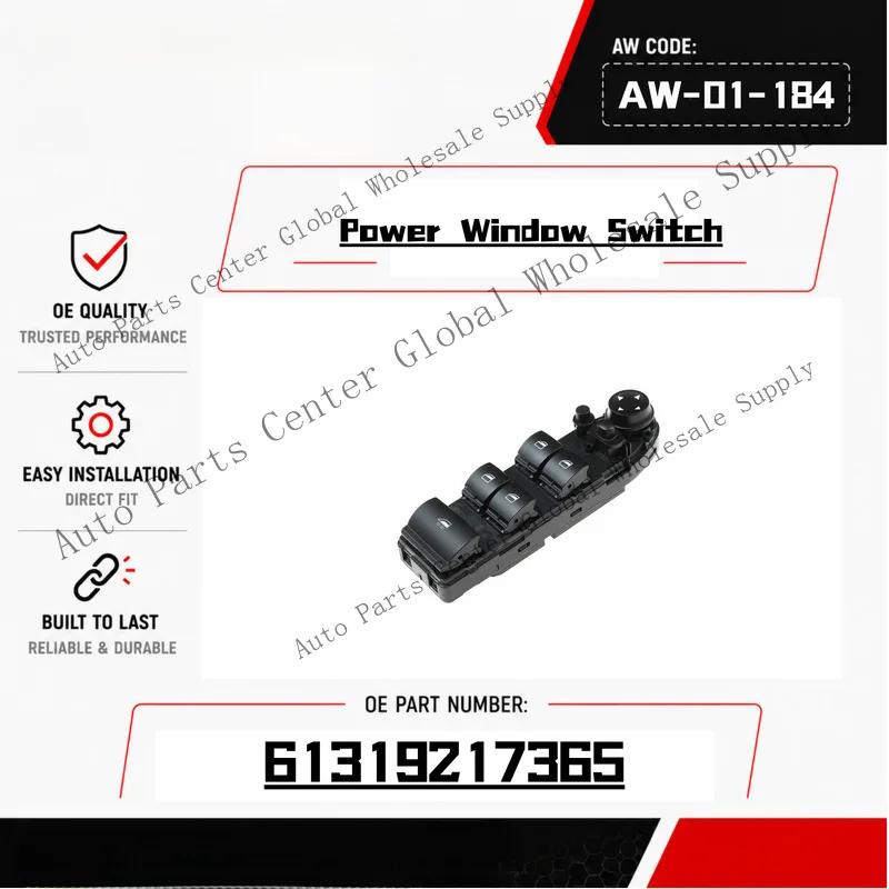 Z+ Main Window Switch Control For 2007-2013 BMW E93 M3 328i 335i 61319217365