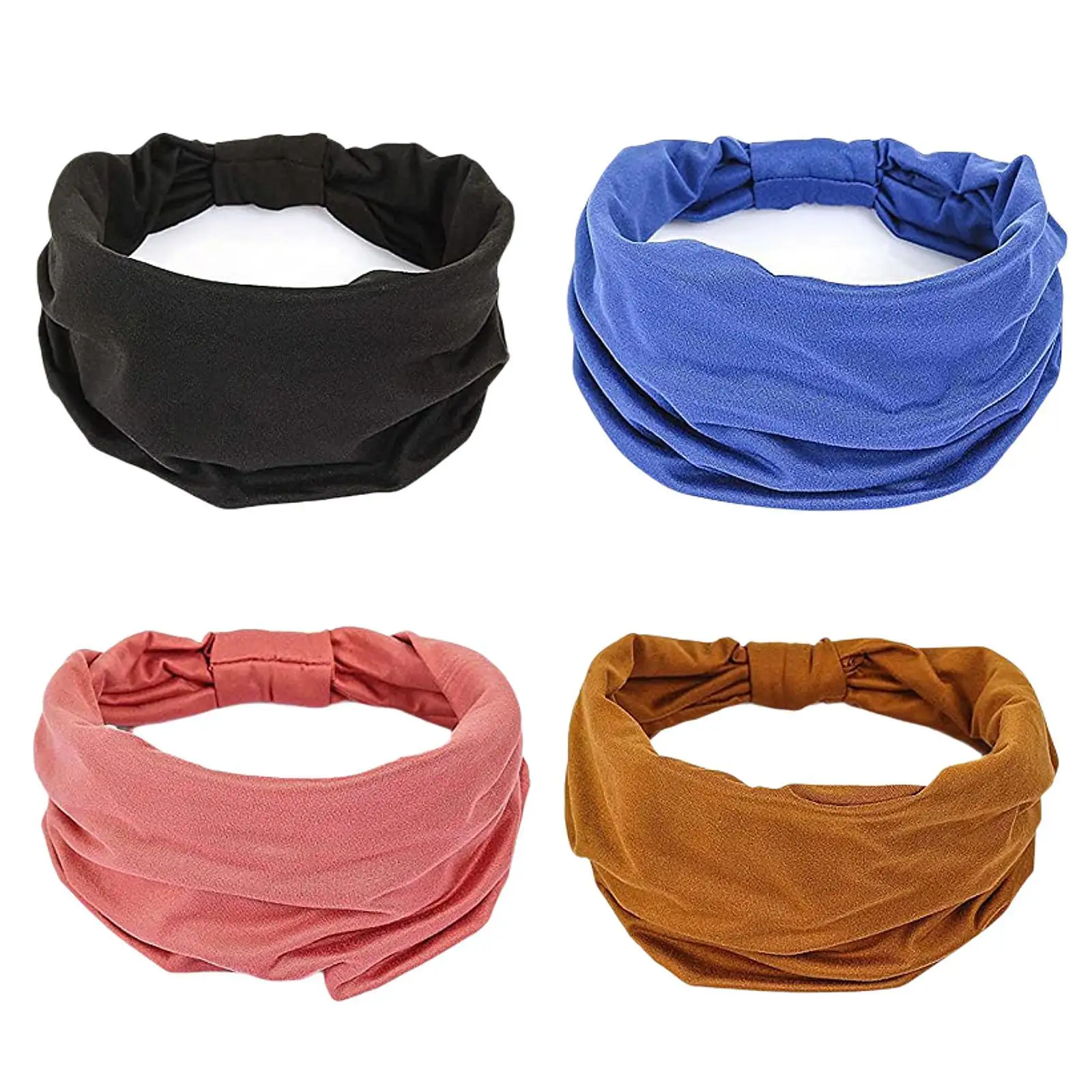 Wide Headband Soft Moisture Wicking Hairband for Women Girls Yoga Daily Life