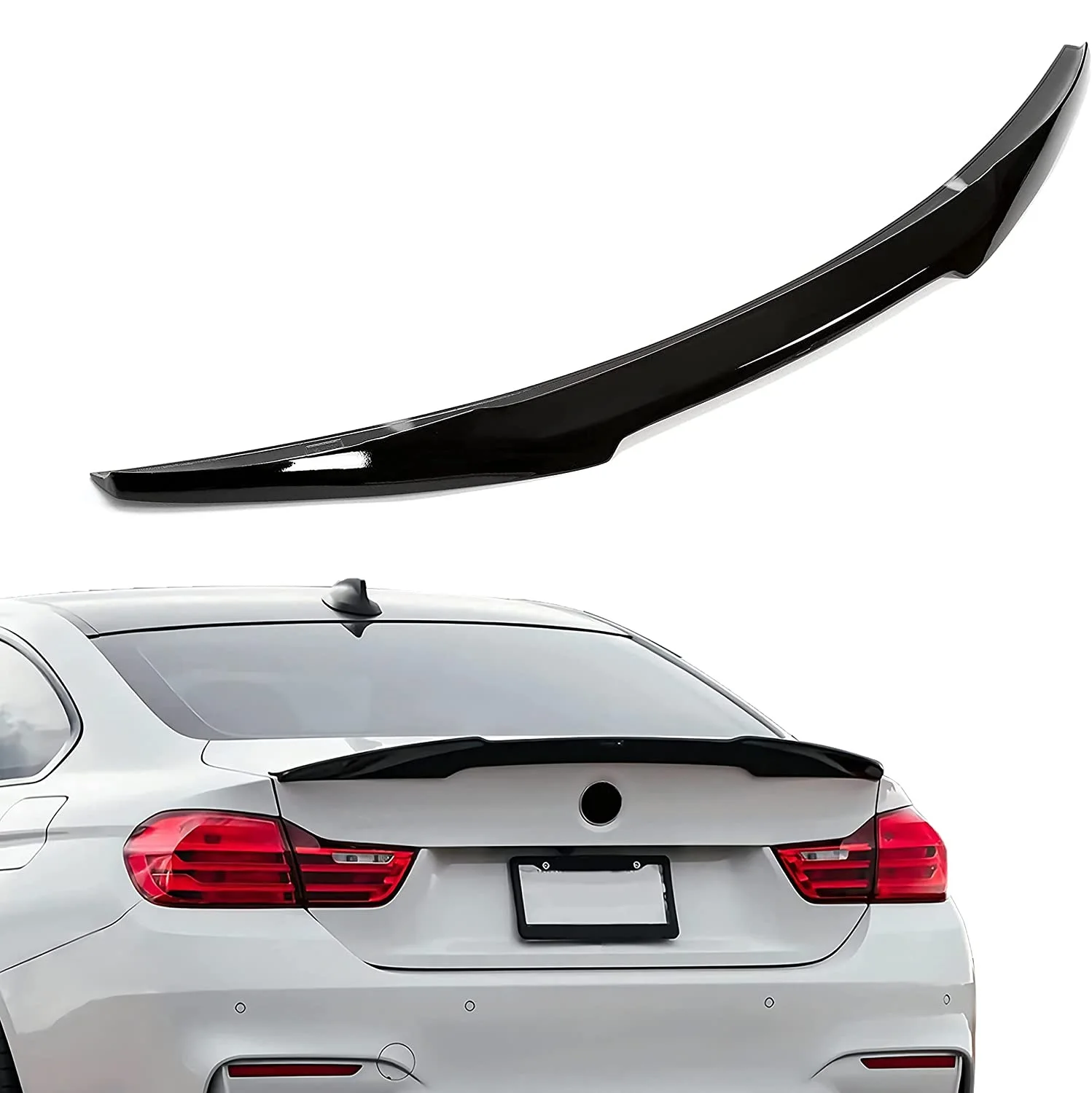 

Glossy Black Car Rear Spoiler Lip Wings for BMW G20 3-Series 330i M340i G28 M3 2020-2022 Sedan