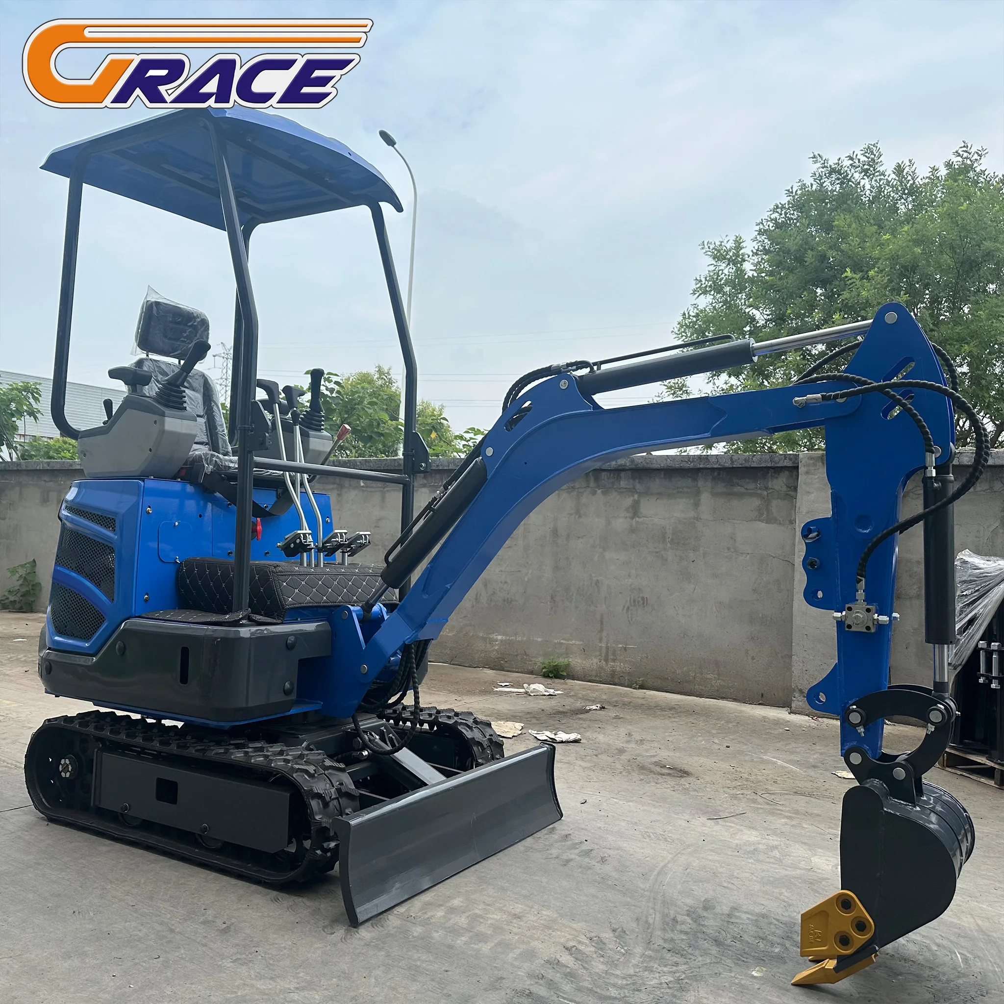 

Hot sale Mini Excavator 1.8 Ton EPA Kubota Engine Excavator Factory Sales Digger 1 Tons for Sale Mini Excavator