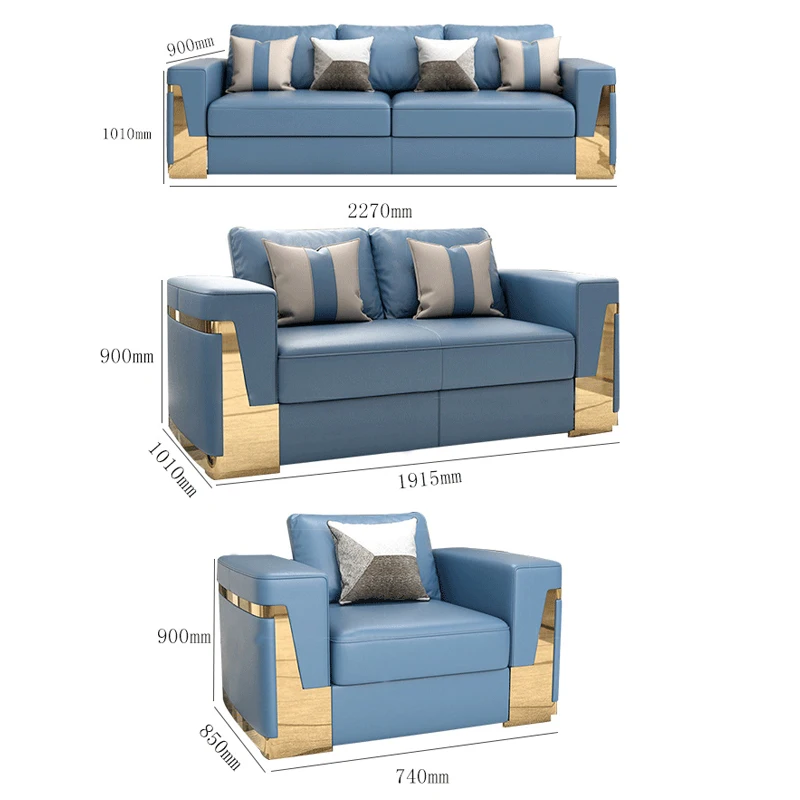 Hochwertige أريكة garnitur Möbel Italiisches تصميم حديث Luxus Samt Stoff أريكة garnitur تصاميم Wohnzimmer