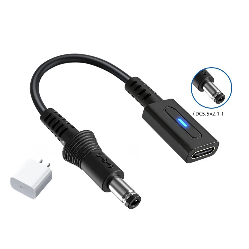 Cabo de Carregamento Tipo C PD para Controle Sega MD1 MD3 SMS, Adaptador de Carregamento para Cabo Conversor USB C de 45W para SFC NES NEWFC