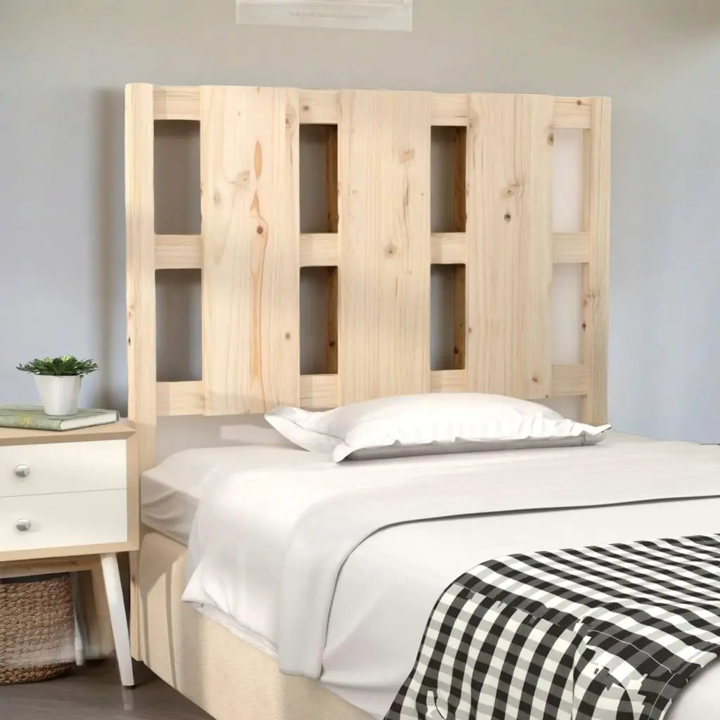 Solid Pine Wood Bed Headboard 95.5x4x100 cm | Stylish & Durable Bedroom Furniture