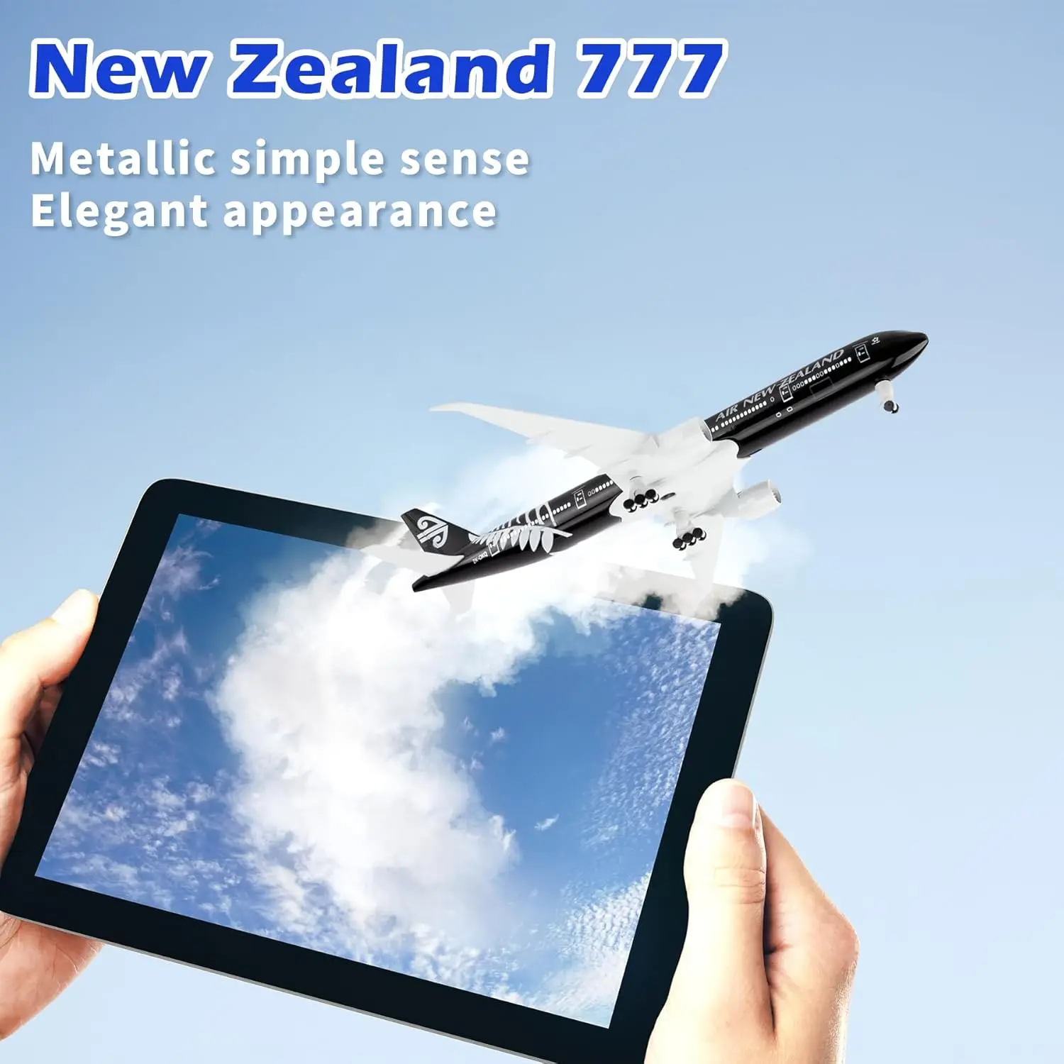 20 سنتيمتر 1/300 مقياس نموذج طائرة دييكاست طائرات نيوزيلندا 777 الخطوط الجوية نموذج طائرة للمجموعات والهدايا #1