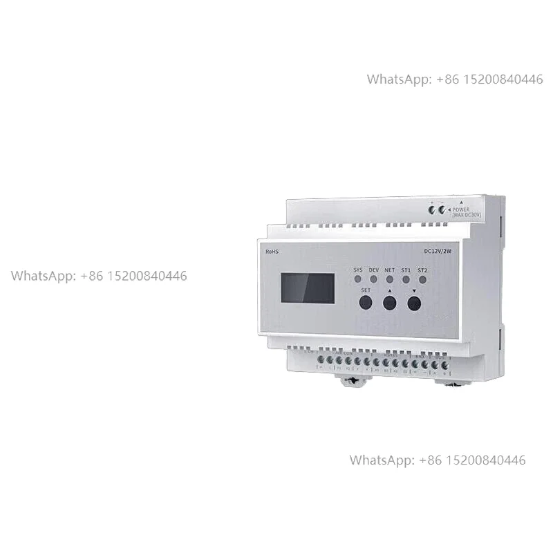 KNX VRF Central Controller Outdoor Unit Gateway Remote Control Multi-Split Indoor Unit App Control DC 12V/24V PC Material