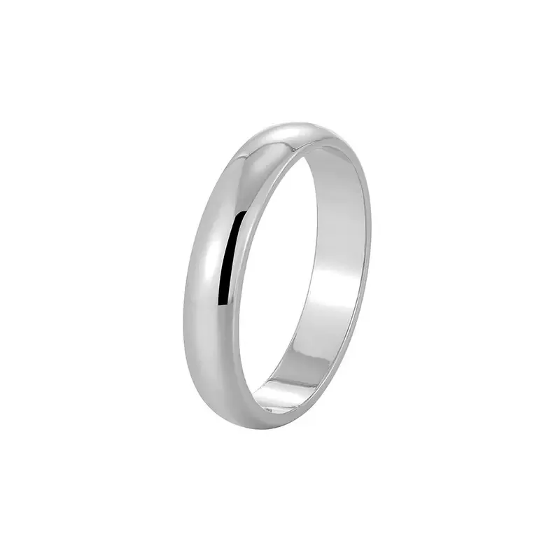 S925 Sterling Silber Paarringe Set Fingerringe für Frauen Männer Mode Klassischer Hochzeitsschmuck Kreisförmig – Detail 2