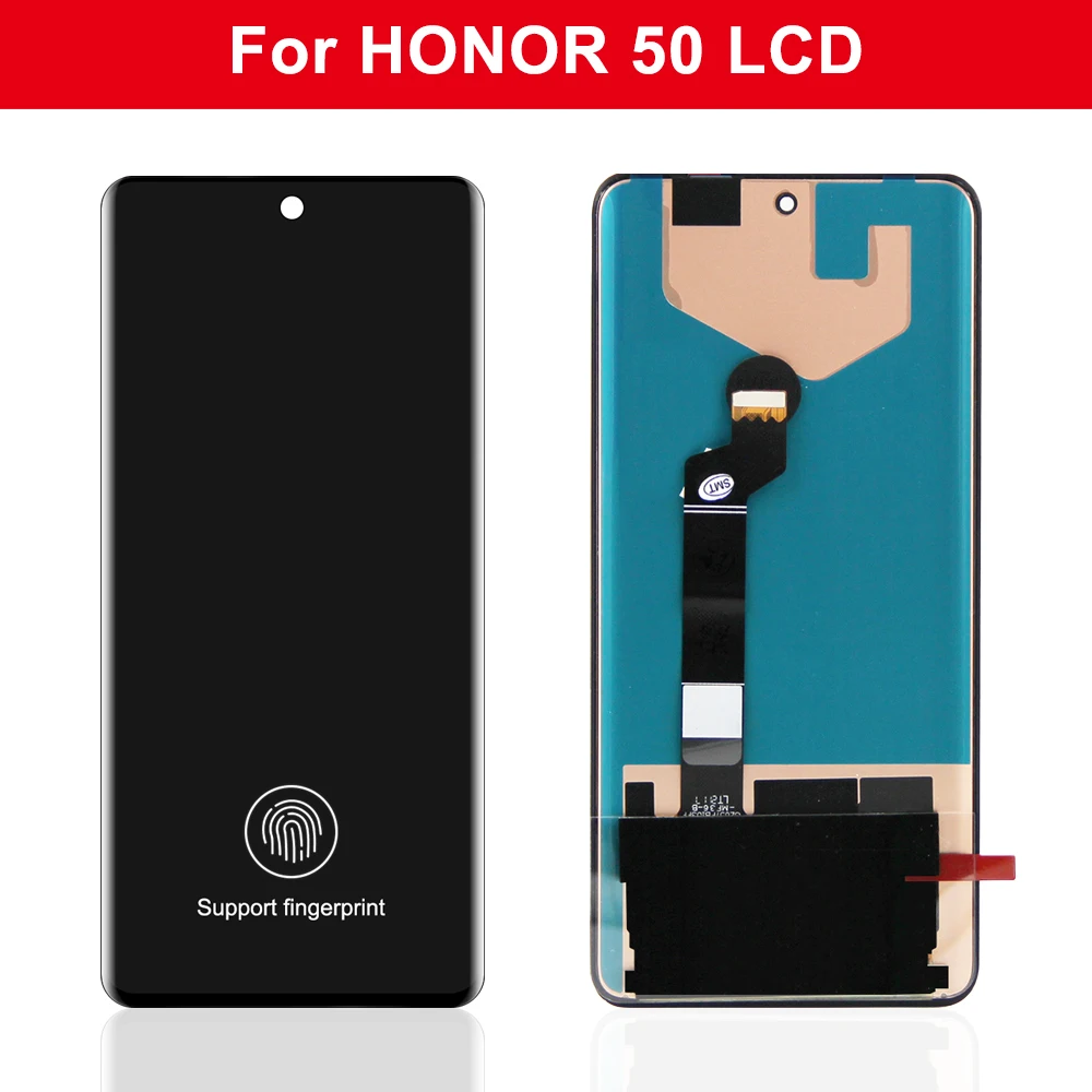 6.5\'\' For OEM For Honor 50 LCD Display With Frame Touch Screen Digitizer For Honor 50 NTH-AN00 NTH-NX9 Screen Replacement