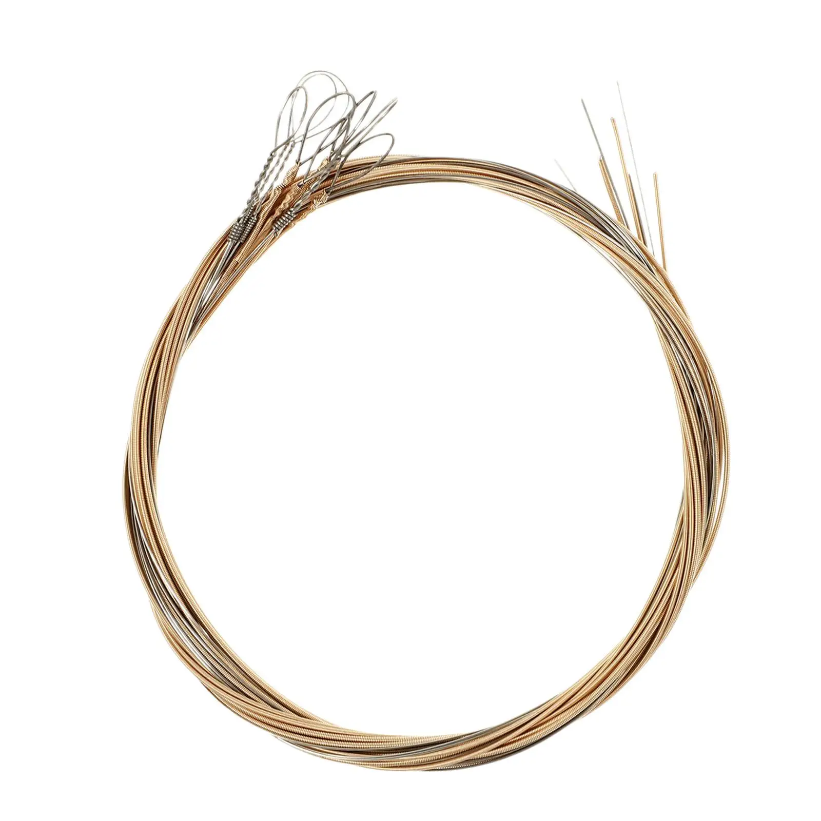 

8 Pcs Mandolin Strings Replacement Set Stainless Steel Wire Phosphor Bronze Durable Musical Instrument Accessories