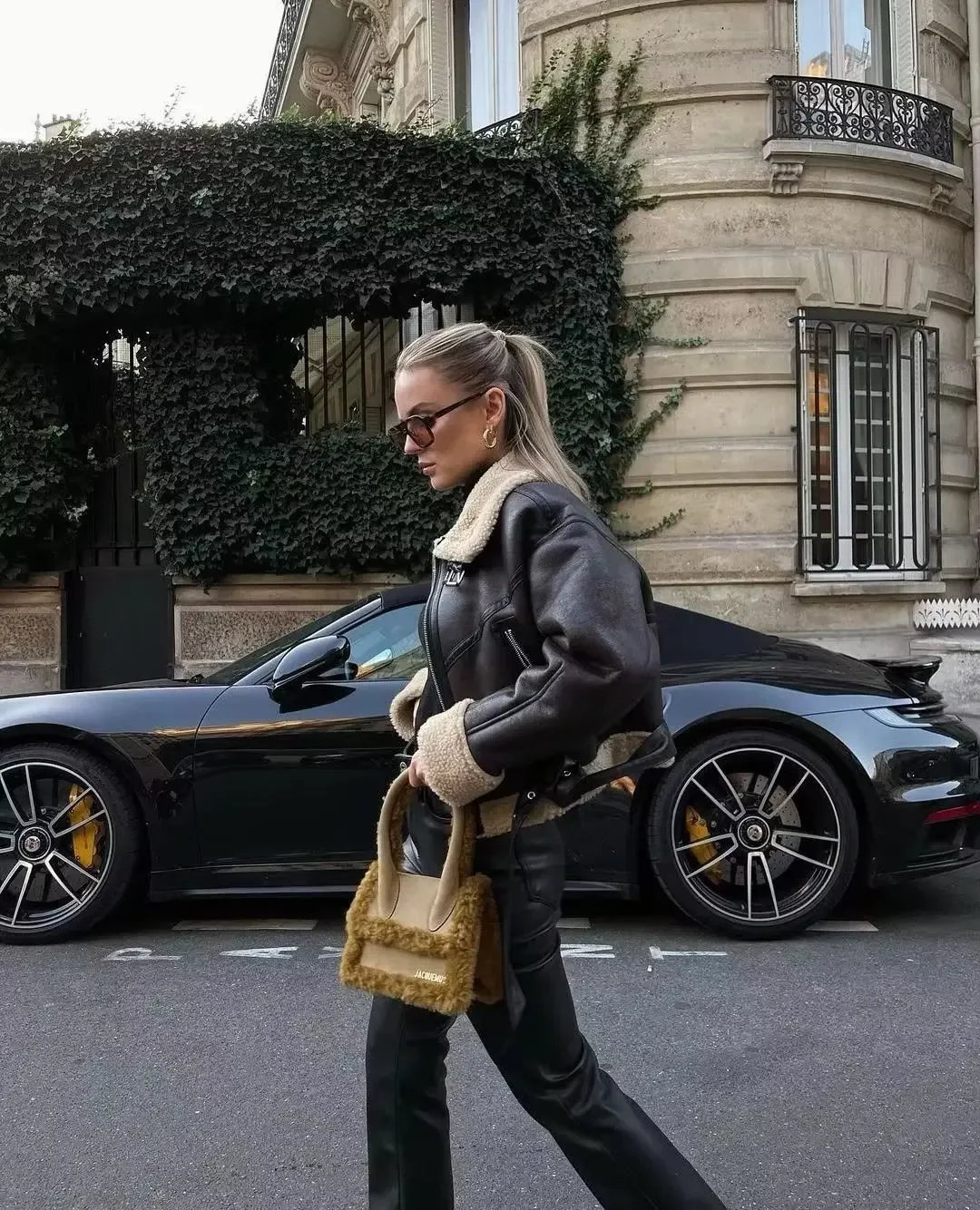 Pop Pop Herfst Vrouwen Mode Dikke Warme Faux Shearling Jasje Vintage Lange Mouw Riem Zoom Vrouwelijke Bovenkleding Chic Tops