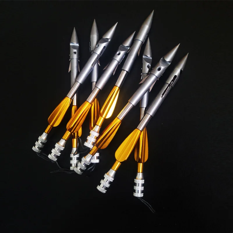 Powerful Deepwater Fish Darts Professional Fishing Slingshot Arrows Hunting Slingshot Head Adult Outdoor Shooting Dart