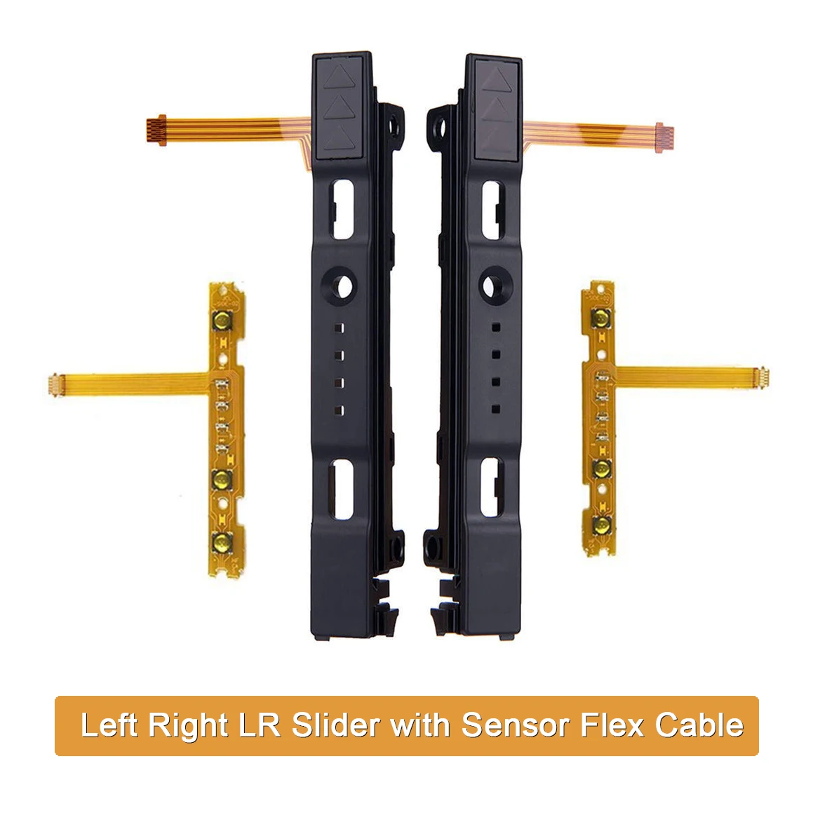 Slider Rail Repair Part L R Sliding Rail Left Right Track Slider Flex Cable Strip For Nintendo Switch NS Joy-Con Slider Railway