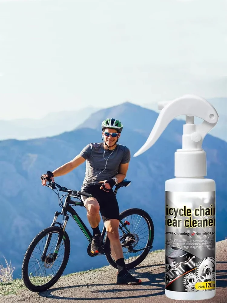 AliExpress Bicycle Chain Degreaser 120ml Motorcycle Chain Cleaner Bicycle Chain Gear Cleaning Spray Bicycle Part Maintenance Agent