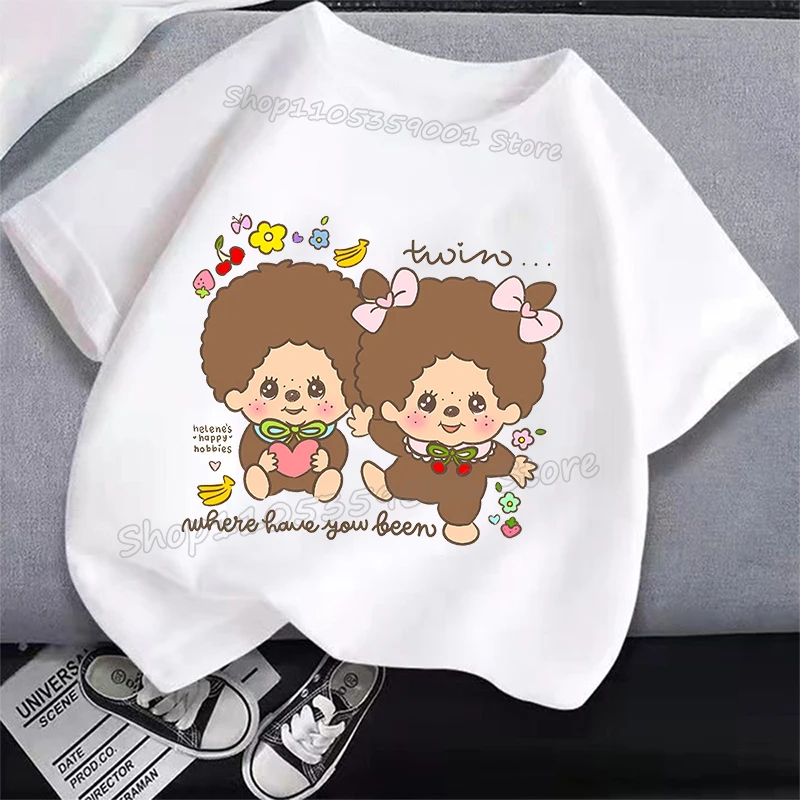 MONCHHICHI Short Sleeve T Shir - đánh giá và giá Summer Clothing Cartoon