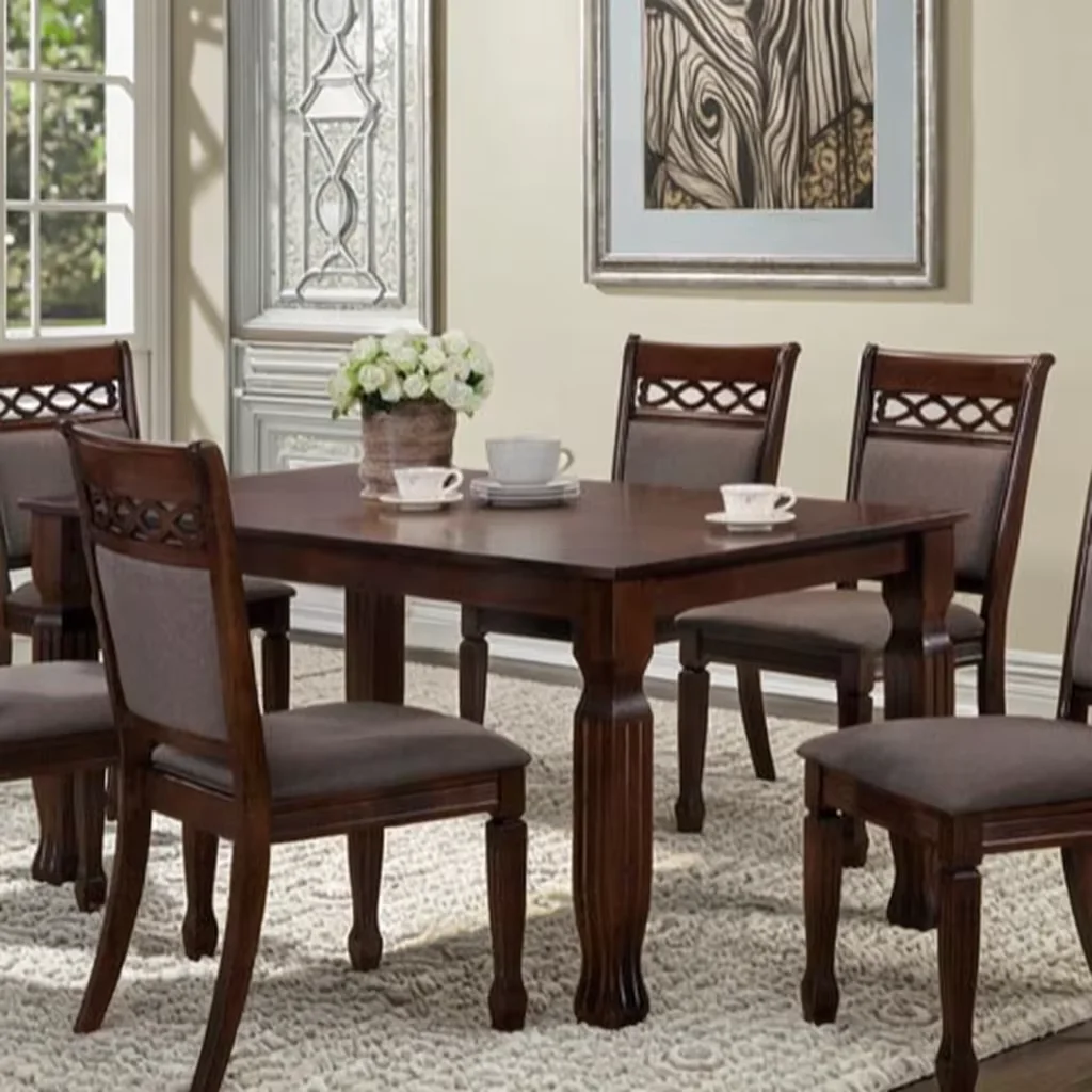 

High End Solid Wood Dining Set