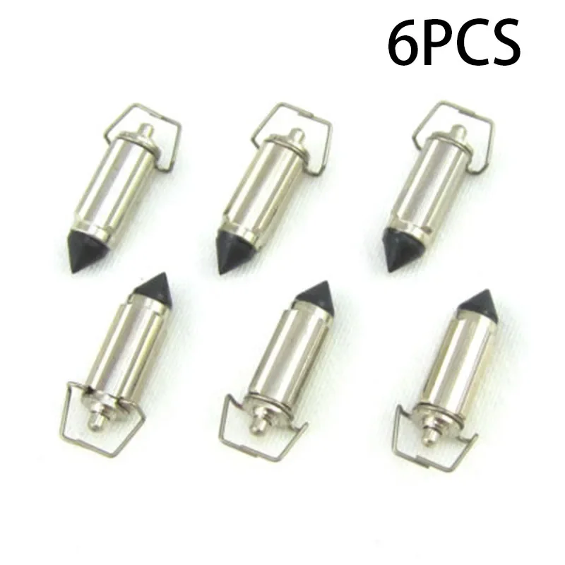 6PCS Carburetor Float Needle Fits For CB750 YZF600 CBX EX500 ZX600 VF500 Carb  Motorcycle Equipments