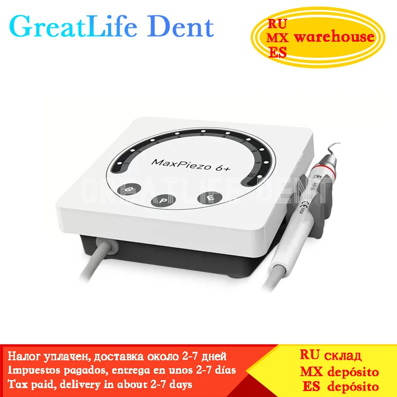 GreatLife Dent Refine MaxPiezo 6+ Electric Portable Teeth Whitening Dental Scaler Dental Scaler Piezo Dental Scaler