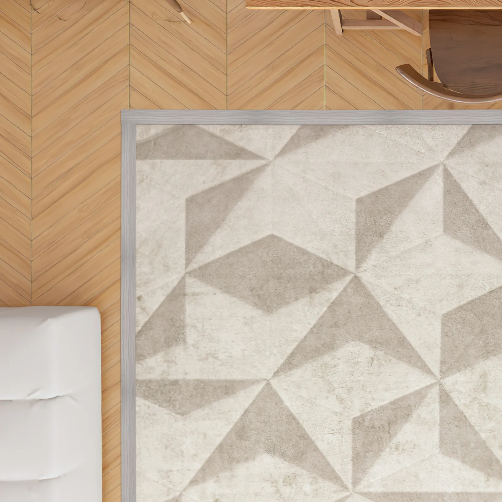 Listwa przejściowa podłogowa samoprzylepna dywan-płyta, listwa wykończeniowa podłogi 2M, listwa progowa dywanowa, progi do drzwi