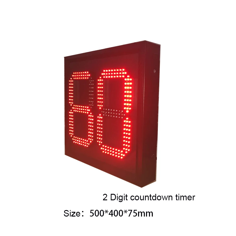 12inch RF Control 2 Digital Clock Countdown Timer LED Digital Days Countdown Clock Digital Countdown Wall Clock Red/White Color