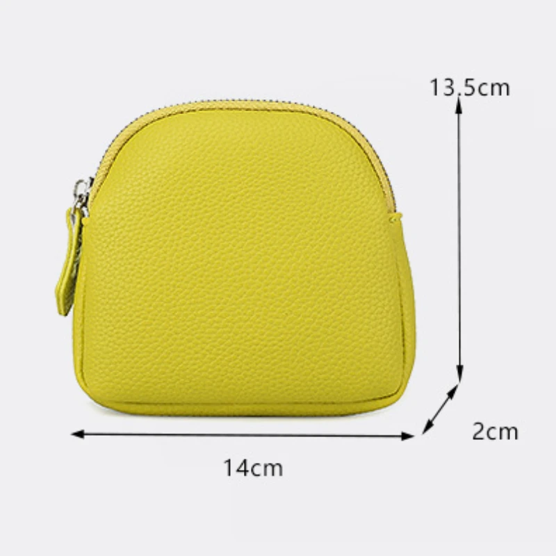 Dompet koin warna Solid Fashion dompet kulit lembut dompet Mini kualitas tinggi kartu kredit multifungsi tas uang paket ID