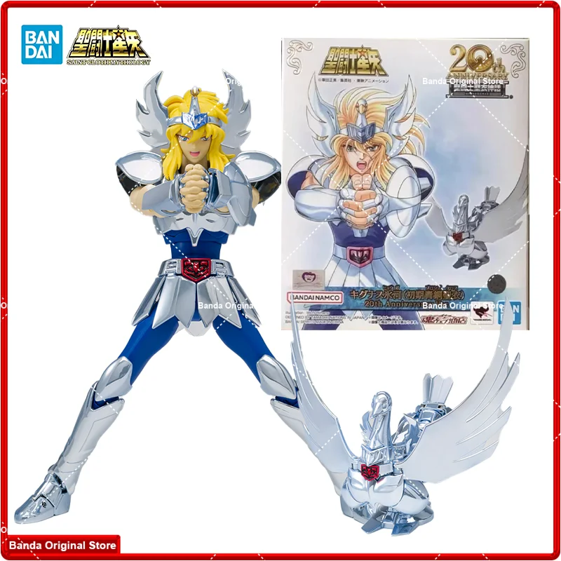 100% In Stock Original BANDAI Saint Cloth Myth EX CYGNUS HYOGA 20th Anniversary Ver Anime Action Collection Figures Model Toys