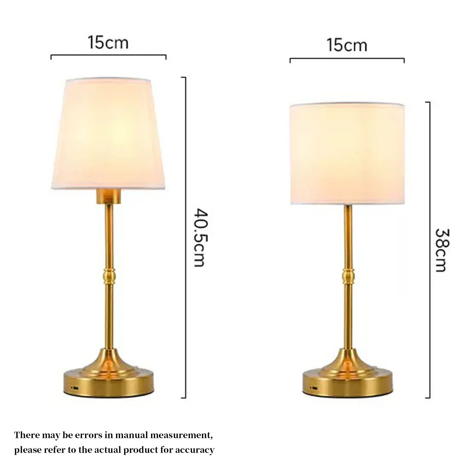 مصابيح طاولة لاسلكية مصباح بطارية قابلة للشحن مع مصابيح بجانب السرير من القماش قابلة للتعتيم مكونة من 3 مستويات لغرفة النوم وغرفة المعيشة