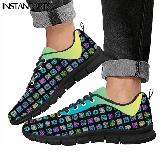 INSTANTARTS Radiographer Shoes Hospital Profession Women Casual Mesh Sneakers Nursing Flats Brand Light Footwear Zapatos Mujer