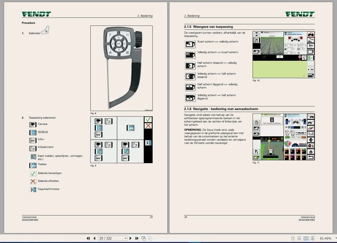 SpecDiag FENDT TRACTOR 15GB  PDF Diagrams, Operator & Workshop Manuals Netherland Language DVD