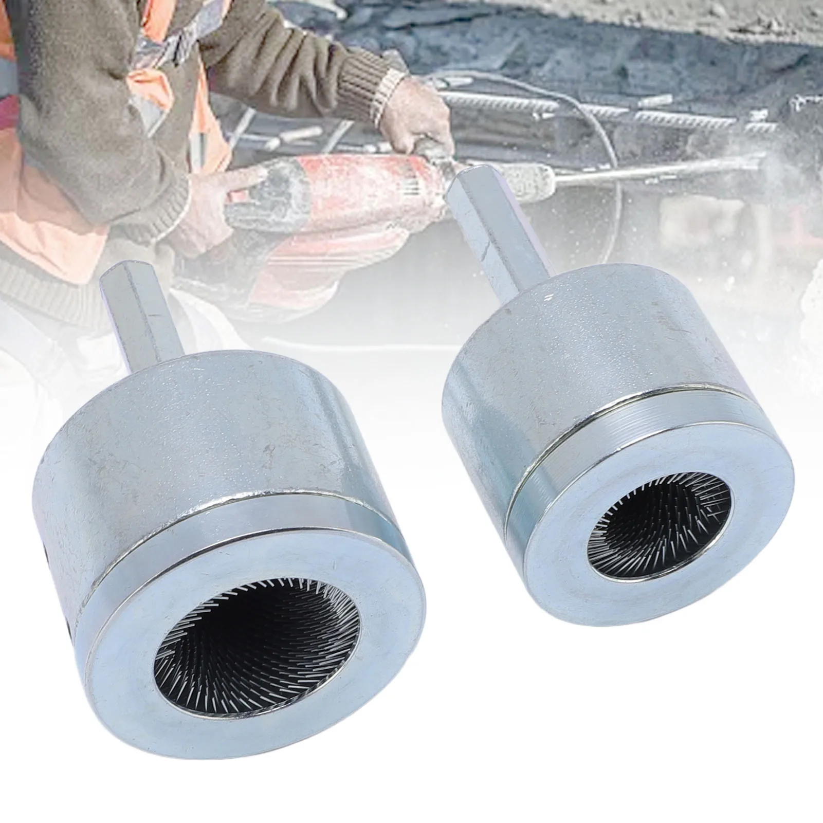 

All Metal Copper Pipe Cleaner 1/2 3/4 Inch Alloy Steel Heat Resisting High Efficiency Power Drill Pipe Cleaner for Tube