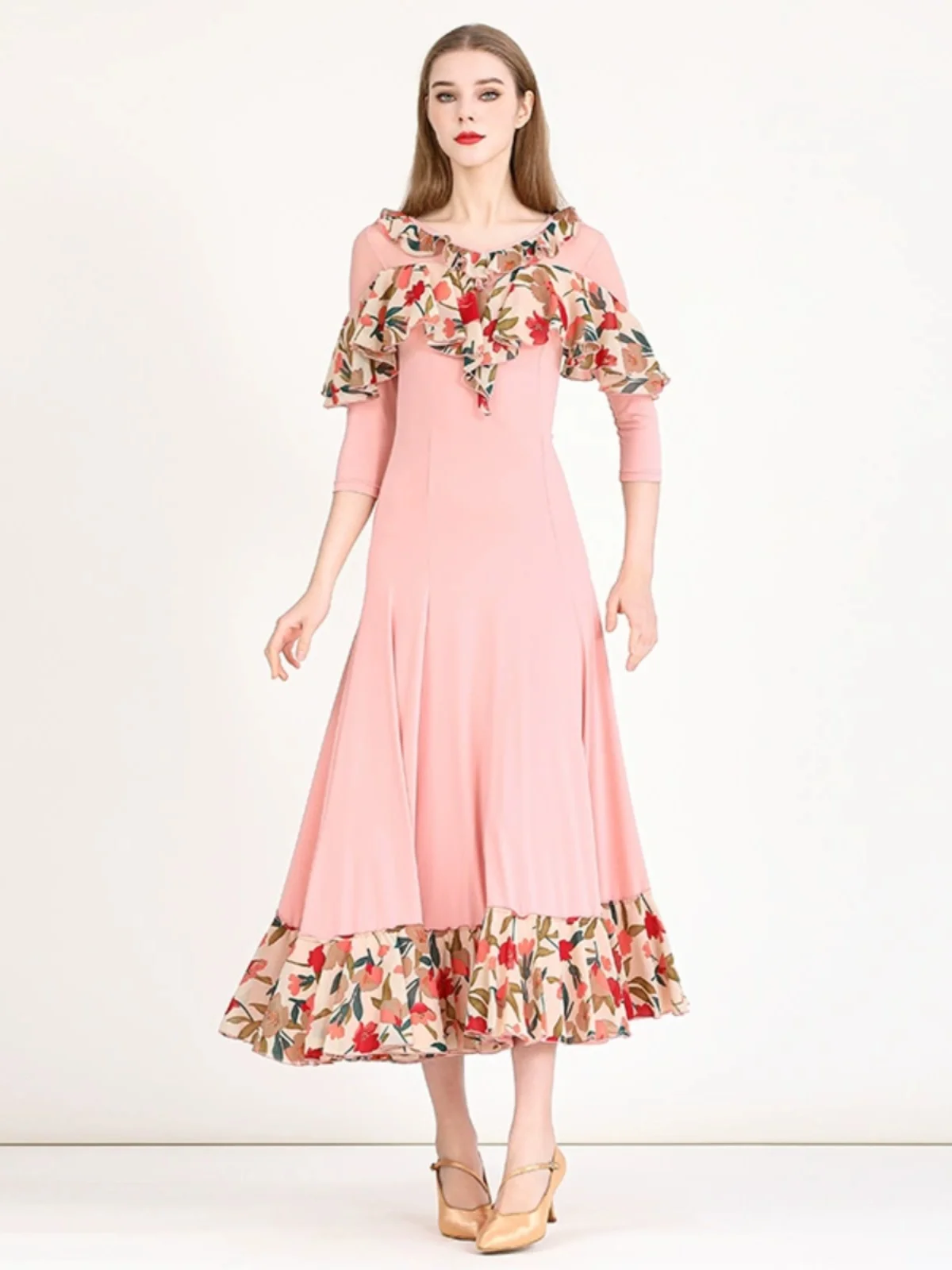 Femme nouvelle robe de danse moderne Costume de danse de salon robe valse robe My894