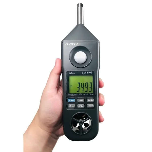 Direct Manufacturer Lutron Lm-8102 5 In 1 Digital Multi-Function Environmental Meter