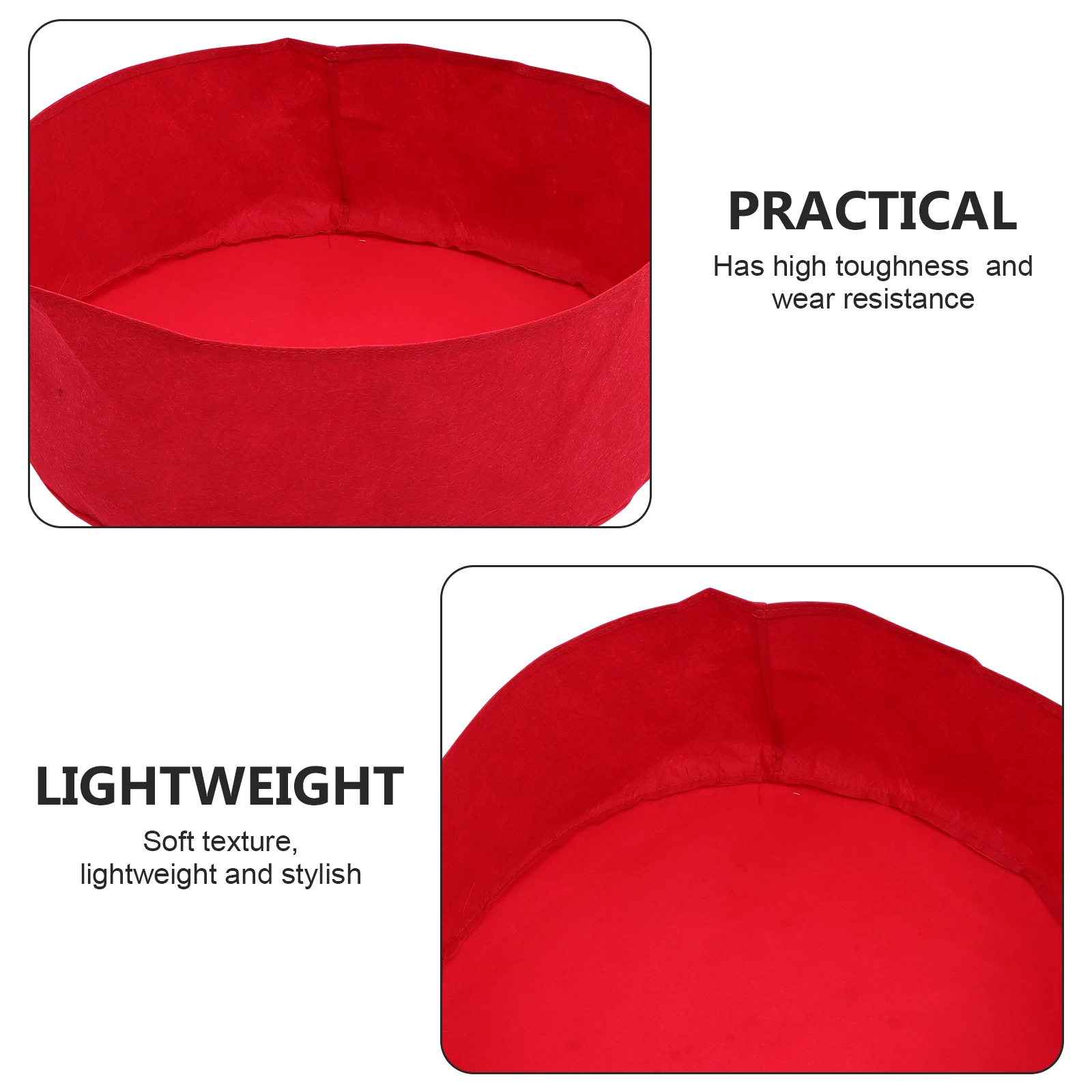 

Cultivation Plant Growing Bag Plants Thickened Felt Planting Vegetable Red Bags