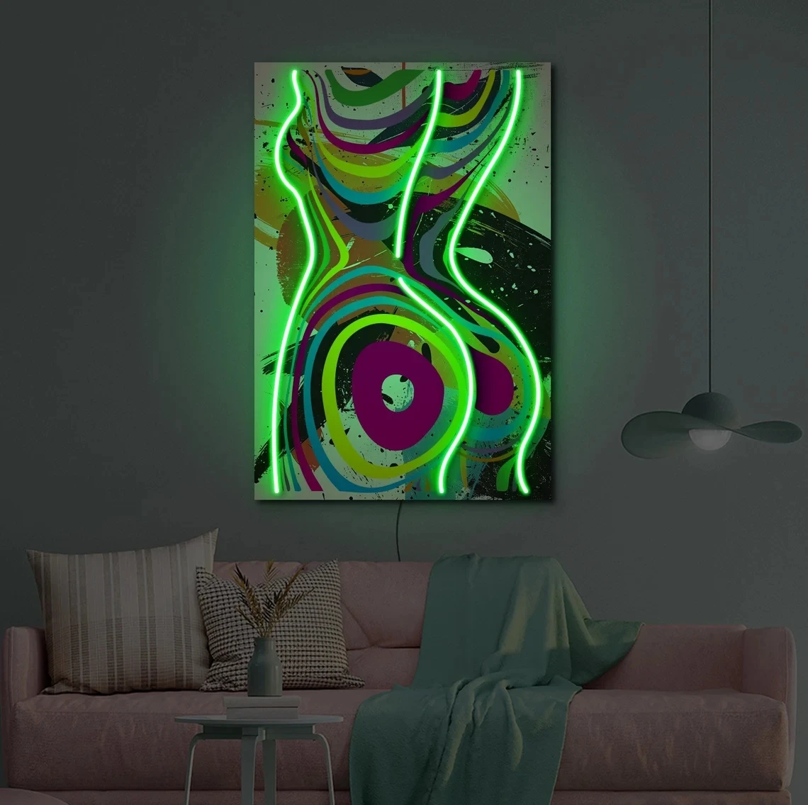 Woman Boby Neon Sign Woman Body Wall art Girl Neon Sign Pop art Neon Artwork Pop art Wall Art Large Neon Sign Bedroom Art